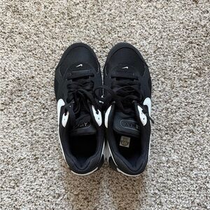 Nike Black and White Air Max Shoes